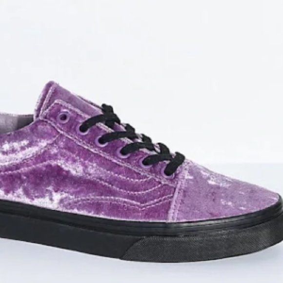 Vans Old Skool Velvet Purple Sea Fog/Black Gum - Picture 4 of 8